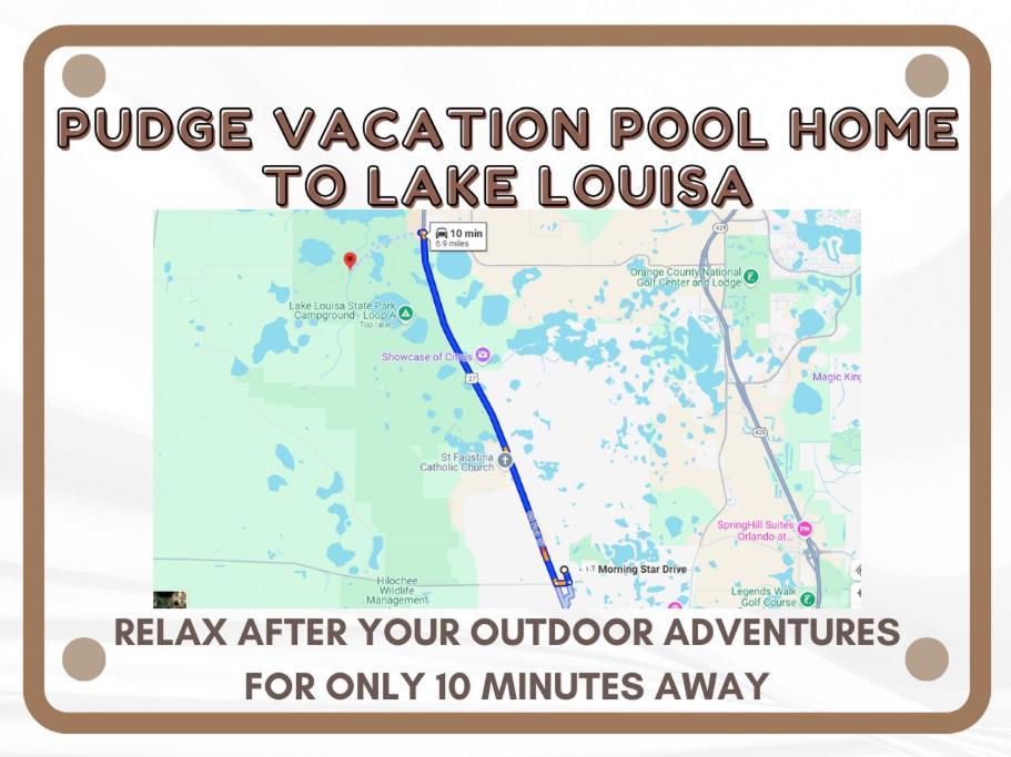 Pudge Vacation Poolspa Home Near Disney أورلاندو المظهر الخارجي الصورة